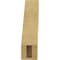 Ekena Millwork 3-inch W x 8-inch D x 12-inch H Geneva Rough Cedar Woodgrain TimberThane Knee Brace, Primed BRCUR03X08X12GNVRCPR - alternate 5